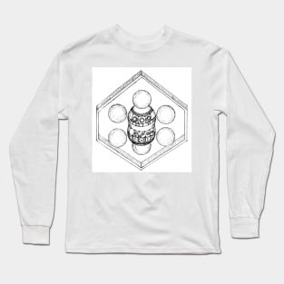 Double Sphere Robot Long Sleeve T-Shirt